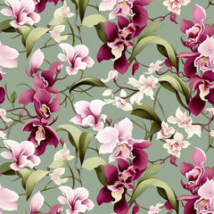 Orchid Bloom – Floral Wallpaper