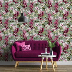 Orchid Bloom – Floral Wallpaper