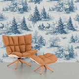 Winter Village – Toile Wallpaper