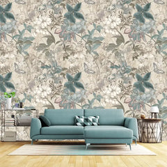 Botanical Whisper – Vintage Garden Wallpaper
