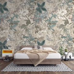 Botanical Whisper – Vintage Garden Wallpaper