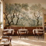 Tuscan Olive Grove Fresco Wall Mural