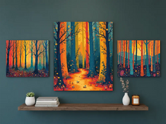Enchanted Forest Path Canvas Art