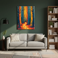Enchanted Forest Path Canvas Art