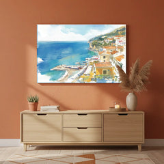 Bright Seaside Canvas Art