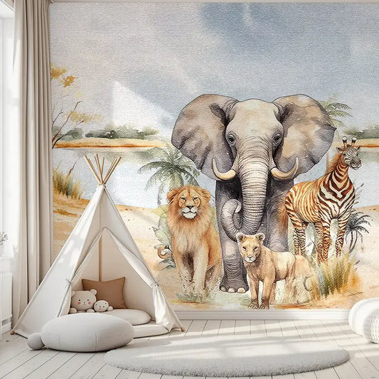 Safari Adventure – Kids Mural Wallpaper