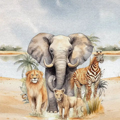 Safari Adventure – Kids Mural Wallpaper