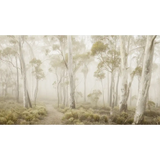Misty Forest Wall Mural – Atmospheric Peel-and-Stick Large Removable Design