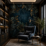 Midnight Tropica Mural Wallpaper