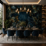 Midnight Tropica Mural Wallpaper