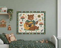Whimsical Kids Room Poster Set – Illustrated Nursery and Children's Wall Art