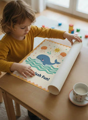 Hello Sunshine and Splish Splash Fun Kids Poster Set – Nursery Wall Art