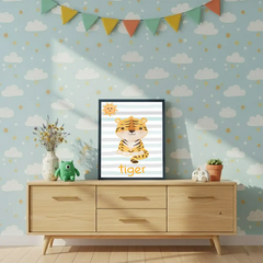 Jungle Animal Nursery Posters – Kids Room Educational Wall Art Set