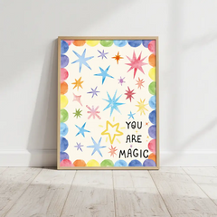 Colorful Dream Big Inspirational Posters – Kids Room Teen Wall Art Set