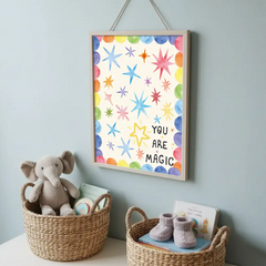 Colorful Dream Big Inspirational Posters – Kids Room Teen Wall Art Set