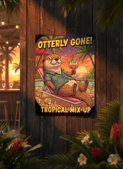 Otterly Gone Tropical Mix-Up Poster