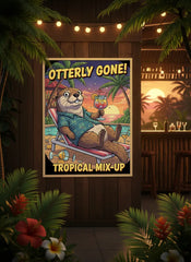 Otterly Gone Tropical Mix-Up Poster