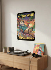 Otterly Gone Tropical Mix-Up Poster