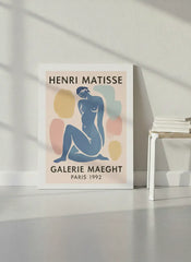 Matisse Inspired Abstract Female Figure Poster – Artistic Bedroom Wall Art