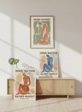 Matisse Inspired Abstract Female Figure Poster – Artistic Bedroom Wall Art