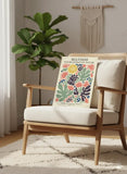 Matisse Inspired Joyful Floral Art Poster – Colorful Bedroom Living Room Wall Art