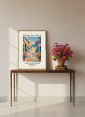 Matisse Cote d'Azur Cafe Poster – Artistic Bedroom Living Room Wall Art