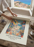 Matisse Cote d'Azur Cafe Poster – Artistic Bedroom Living Room Wall Art