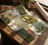 Earth Tone Abstract Floral Poster – Neutral Bedroom Living Room Wall Art