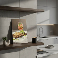 Elegant Wine and Spirits Still Life Oil Poster Set – Kitchen Dining Room Wall Art