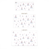Pastel Unicorn on Clouds Nursery Wall Sticker Set – Girls Room Removable Decal