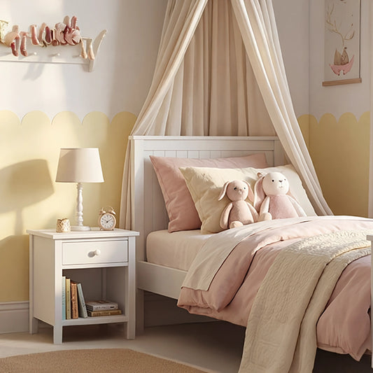 Modern Scalloped Border Wall Decal