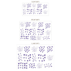 Abstract Dot and Cross Wall Decals Set – Modern Bedroom Kids Room Removable Sticker