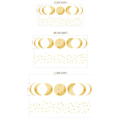 Moon Phases Wall Decal Set