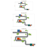Alphabet Road Wall Decal Set – Educational Kids Room Removable Sticker