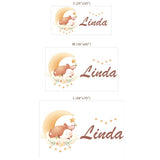 Personalized Baby Name Wall Decal Set – Nursery Kids Room Removable Sticker