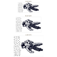 Astronaut Wall Decal for Kids Room – Space Boys Room Removable Sticker