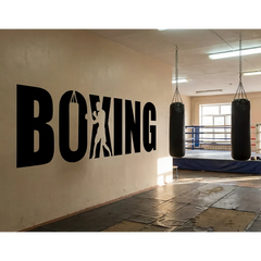 Boxing Wall Decal – Gym Home Gym Teen Room Removable Sticker