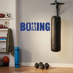 Boxing Wall Decal – Gym Home Gym Teen Room Removable Sticker