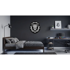 Lion Wall Decal Set – Majestic Living Room Teen Room Removable Sticker