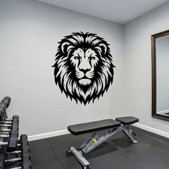 Lion Wall Decal Set – Majestic Living Room Teen Room Removable Sticker