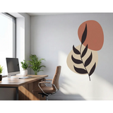 Boho Botanical Wall Decal – Bedroom Living Room Removable Sticker