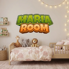 Personalized Name Room Wall Decal – Kids Room Nursery Removable Sticker