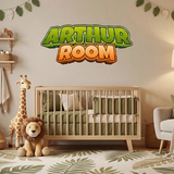 Personalized Name Room Wall Decal – Kids Room Nursery Removable Sticker