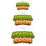 Personalized Name Room Wall Decal – Kids Room Nursery Removable Sticker
