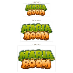 Personalized Name Room Wall Decal – Kids Room Nursery Removable Sticker