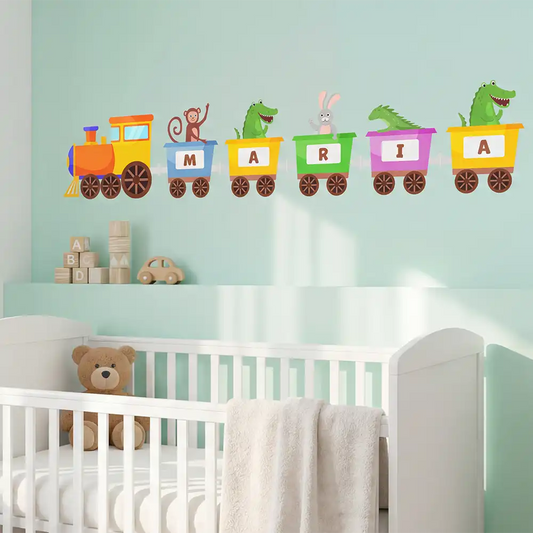 Personalized Name Train Sticker