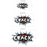 Crack Comic Wall Sticker – Boys Room Teen Room Fun Removable Decal