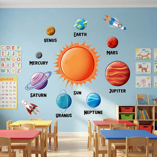 Solar System Sticker Set