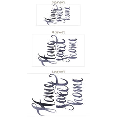 Home Decor Wall Decal – Living Room Entryway Removable Sticker