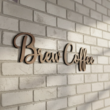 Custom Wooden Business Logo Wall Decor – Office and Commercial Name Sign